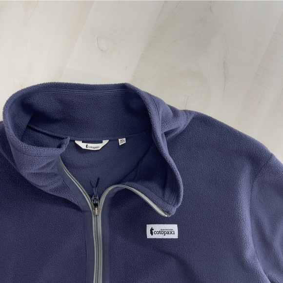 COTOPAXI men’s fleece pullover jacket hiking travel soft XL blue gray unisex - Picture 3 of 7